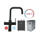 5 in 1 Matte Black Kitchen Faucet Different functions have different combiations