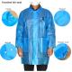 ISO9001 PP PE Waterproof Medical Lab Coat Unisex Disposable Safety Clothing