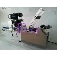 Semi automatic Bottle Labeling Machine for sticker labels with date coding printer
