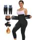 Firm Control Neoprene High Waist Leggings for Women's Tummy Support during Exercise