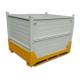 Stacking Corrugated Steel Containers Pallet Box Storage Bins 1200kg