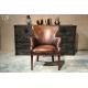 antique style leather chair furniture,#726
