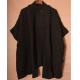 100% Acrylic Ladies Short Sleeve Cardigan Black Loose Summer Cardigans For Women