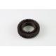Black Color Injection Molded Plastic Gears High Precision ISO Certification