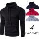 Gym Mens Oversized Pullover Hoodie Terry Fabric Type 100% Cotton Material