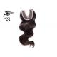 Black Ladies Lace Frontal Hair Pieces , Lace Front V Part Closure Body Wave