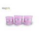 Double Wall Acrylic Cream Jar Plating Closure 15g / 50g Customized Color