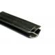 Car EPDM Rubber Seal , Solid Coating Stainless Steel Spine Rubber Door Seal