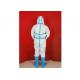 Waterproof Disposable Isolation Gowns , Protective Clothing Disposable Single Use