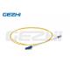 LC/UPC To LC/UPC Simplex Fiber Optical Patch Cord PVC/LSZH For Network