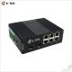 PoE Ethernet Switch Unmanaged 6 Port 10/100BASE-T PoE To 2-port 100BASE-FX SFP