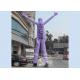 4 to 8 meters high anytime fitness advertising inflatable dancing man with custom logo printed for promotion