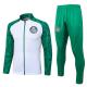 Green White Football Training Tracksuit Training Kit Set