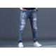 28-40 Size Ripped Skinny Mens Casual Jeans Strech Denim 100% Cotton Pants