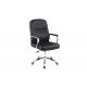 Chrome Plated Armrest 57cm Office Swivel Chair