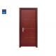 Solid Core Wood Grain Fire Rated Flush Wooden Door For Living Room