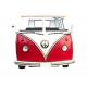 Vintage Industrial Red Blue VW Car Shape Booth Creative Furniture