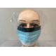 Level 3 Surgical Disposable Protective Face Mask With Visor Anti Fog Earloops