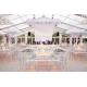 Transparent PVC Wedding Event Tents , Large Event Tents For Wedding Ceremony