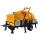 Hydraulic remote control 30m3/h peristaltic mobile diesel concrete mixer pump machine
