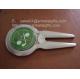 Custom golf club gift metal golf divot tool with magnetic golf ball marker,