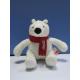 12cm Christmas Coca Cola Polar Bear Stuffed Animal Cute Push Keychain