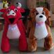 Hansel toy carnival ride on animal and plush battery animal electric rides with coin motorized animals made in china