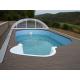 Durable Skidproof WPC Deck Flooring Material For Swimming Pool 90mm - 250mm