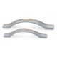 Zinc Alloy Kitchen Cabinet And Drawer Handles European Style 128/160mm