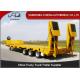 120ton Loading Capacity Low Bed Semi Trailer Of 15000 Mm Overall Length For Heavy Machinery Transport