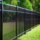 Ornamental Modern Metal Iron 1.2m High Tubular Steel Fence Powder Coated