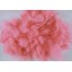 Pink Recycled Polyester Staple Fiber For Nonwoven Carpet Rugs Mattress Fabric
