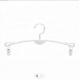 28cm Thick Plastic Hangers , Clips Clear Plastic Coat Hangers