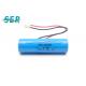 Customized Li SOCL2 Battery 4400mAh 3.6V/7.2V AA Size ER14505M-2P 1S2P CE