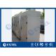 Integrated Outdoor Telecom Cabinet 150W/K Heat Exchanger Cooling System Galvanized Steel