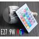 TOPIN 9W E27 16 Color Change RGB LED Light Bulb Lamp AC85-265V+IR Remote Control