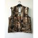 Mens camo vest 032 in mercerized cotton fabric, jungle camouflage, S-3XL