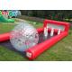 Inflatable Bowling Game 0.6mm PVC Inflatable Sports Games Single Lanes Human Bowling Ball Pins For Outdoor Event