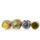 ODM Canning Glass Mason Jars 300ml 500 Ml 1000ml With Metal Lid