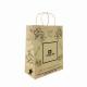 Food Coffee Packaging Greaseproof Takeaway Paper Bags With Handle OEM