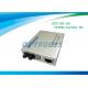 10 / 100M 1310nm SM Fiber Ethernet Media Converter Black Silver 60Km SC External Power