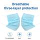 Breathable Medicated Disposable Face Masks  3 Ply  Medical Respirator Mask