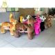 Hansel moving horse toys for kids amusement park equipment mechanical walking animal bike coin operated ride toys