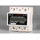 Long Life Din Rail KWH Meter Single Phase , Secure Single Phase Energy Meter 4P