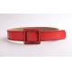 1 7/8 Wide Women's Fashion Leather Belts High Waist Rectangular Stitch - Edged