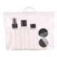 MSDS 120ML Transparent Travel Kit Empty Bottles With Bags