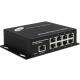 Auto Negotiation 8 Port POE Switch IPC Extender 250m VLAN Support