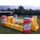 Commercial Entertainment Mini Inflatable Soccer Game For Play 3 Years Warranty