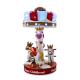 3 Players Carousel Kids Arcade Machine Happy Childhood Mini Carousel Horse