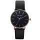 Black 5ATM 36mm Analogue Wrist Watch 5BAR Leather Belt Watches For Ladies